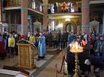 В храмовом комплексе  г. Россошь встретили праздник в честь Казанской иконы Божией Матери