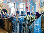 Епископ Россошанский и Острогожский Андрей сослужил митрополиту Воронежскому и Лискинскому Сергию в день престольного праздника в Покровском соборе г. Воронежа