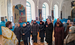 В храме Вознесения Господня села Дальняя Полубянка Острогожского района совершено освящение Великой агиасмы