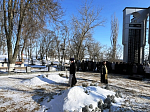 Клирики Острогожского благочиния приняли участие в памятных мероприятиях, посвященных Дню освобождения села Коротояк