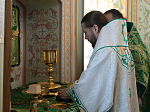 Епископ Россошанский и Острогожский Дионисий совершил Божественную литургию в храме Святого Духа с. Петренково Острогожского района