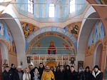 Школьники побеседовали со священником в храме