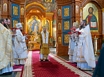 Епископ Россошанский и Острогожский Дионисий сослужил Преосвященным Архипастырям за богослужением в Благовещенском кафедральном соборе города Воронежа
