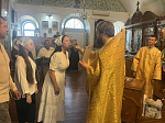 В храме Покрова Пресвятой Богородицы города Павловска поздравили семейные пары по случаю Дня семьи, любви и верности