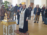 Панихида по воинам, погибшим в Афганистане, в Свято-Митрофановском храме