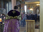В Неделю 2-ю Великого поста Преосвященнейший епископ Дионисий совершил Литургию свт. Василия Великого в Свято-Ильинском кафедральном соборе города Россошь