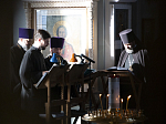 В понедельник 1-й седмицы Великого поста Глава Россошанской епархии молился за богослужением в Ильинском соборе
