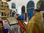 В храме Вознесения села Дальняя Полубянка помолились перед чтимой иконой Божией Матери «Дивногорская-Сицилийская»