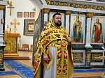 В праздник иконы «Неопалимая Купина» сотрудники МЧС помолились на молебне в Казанском храме Павловска