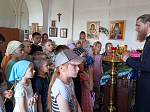 В Преображенском храме села Подгорное состоялось образовательное мероприятие для воспитанников пришкольного лагеря «Парус»