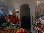 Преосвященнейший Сергий, епископ Борисоглебский и Бутурлиновский совершил Божественную литургию в Костомаровском Спасском женском монастыре