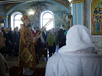 В субботу Светлой седмицы епископ Дионисий совершил Литургию в храме Успения Пресвятой Богородицы города Калач