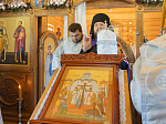 Правящий Архиерей совершил Великое освящение храма в честь Воздвижения Честнаго и Животворящего Креста Господня с. Фоменково Петропавловского района