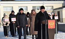 В селе Репьевка состоялся митинг, посвященный Дню освобождения Репьевского района от немецко-фашистских захватчиков