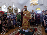 Преосвященнейший епископ Дионисий совершил Божественную литургию в Георгиевском храме села Терновое Острогожского района
