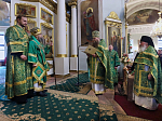 Епископ Россошанский и Острогожский Дионисий принял участие в торжественном богослужении в обители князя Даниила Московского
