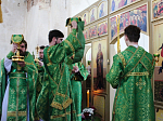 Первая за 83 года Литургия в Свято-Духовском храме с.Петренково
