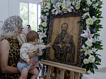 Правящий Архиерей совершил первую Божественную литургию в новопостроенном храме во имя первоверховного апостола Павла города Павловска