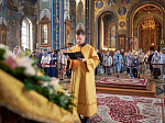 Епископ Россошанский и Острогожский Дионисий сослужил главе Воронежской митрополии за всенощным бдением в канун праздника Собора Воронежских святых