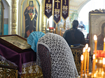 В пятницу 2-й седмицы Великого поста правящий архиерей совершил Литургию Преждеосвященных Даров в Казанском храме с. Гнилое