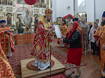 Епископ Россошанский и Острогожский Дионисий совершил Литургию в храме святых апостолов Петра и Павла с. Репьевка