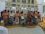 Правящий Архиерей возглавил престольное торжество храма во имя святого мученика Иоанна Воина города Богучара