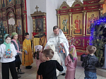 На приходах благочиния детей поздравили с Рождеством Христовым