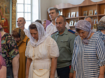 Епископ Дионисий 21 июля, в день празднования Казанской иконы Божией Матери, совершил Божественную литургию в Казанском храме пгт Каменка, центре Каменского благочиния