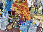 Молебен на святом источнике Головище села Ливенка