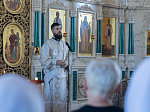 Епископ Россошанский и Острогожский Дионисий возглавил служение Божественной литургии в Свято-Ильинском кафедральном соборе г. Россоши