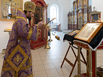 В Неделю вторую Великого поста Преосвященнейший епископ Дионисий совершил Литургию в Покровском храме с. Шапошниковка