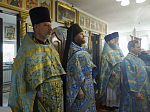 Правящий Архиерей совершил Божественную литургию в храме в честь иконы Божией Матери «Спорительница хлебов» села Галиевка Богучарского района
