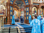 Митрополит Воронежский и Лискинский Сергий возглавил богослужение в день престольного праздника кафедрального собора Воронежской епархии