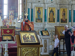 В Неделю 5-ю по Пасхе, о самаряныне, Правящий Архиерей возглавил воскресное богослужение в Свято-Ильинском кафедральном соборе города Россоши