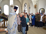 В Казанском храме города Павловска молитвенно отметили праздник Благовещение Пресвятой Богородицы