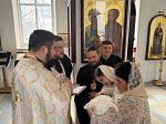 Правящий Архиерей Россошанской епархии принял участие в Таинстве Крещения над младенцем Митрофаном
