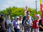 Подгоренцы проводили икону Божией Матери «Спорительница хлебов» в Россошанский район