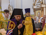 Преосвященнейший епископ Россошанский и Острогожский Дионисий возглавил Божественную литургию в Петропавловском храме села Репьёвка