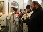 В Свято-Тихоновском соборном храме Острогожска состоялось праздничное Рождественское богослужение