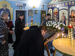 Архипастырь совершил повечерие с чтением Великого покаянного канона преподобного Андрея Критского в храме Рождества Пресвятой Богородицы города Россошь