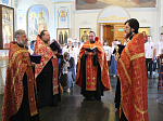 В Свято-Тихоновском соборном храме города Острогожска состоялись богослужения, посвященные Дню Великой Победы