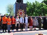 В Богучаре прошло торжественное открытие акции "Георгиевская ленточка"
