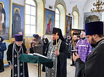 В храме святого мученика Иоанна Воина духовенство совершило Великое повечерие с чтением покаянного канона Андрея Критского