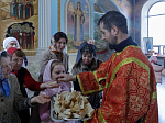 В субботу Светлой седмицы епископ Дионисий совершил Литургию в храме Успения Пресвятой Богородицы города Калач