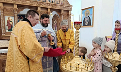 Воспитанники Новомеловатского детского сада посетили местный храм Святой Живоначальной Троицы