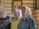 В Великий вторник епископ Дионисий совершил литургию Преждеосвященных Даров в храме Великомученика и Победоносца Георгия, с. Пасеково Кантемировского района