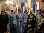 Епископ Россошанский и Острогожский Андрей сослужил Главе Воронежской митрополии в день престольного праздника Знаменского кафедрального собора г. Борисоглебска