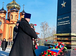 Открытие памятного знака в с. Новая Калитва