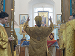 Архипастырь совершил Божественную литургию в храме Благовещения Пресвятой Богородицы села Лосево Павловского района