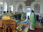 Епископ Дионисий возглавил престольное торжество храма святого благоверного князя Александра Невского с. Петровка
